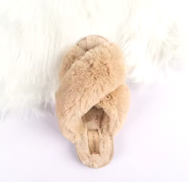 Faux Fur Slippers