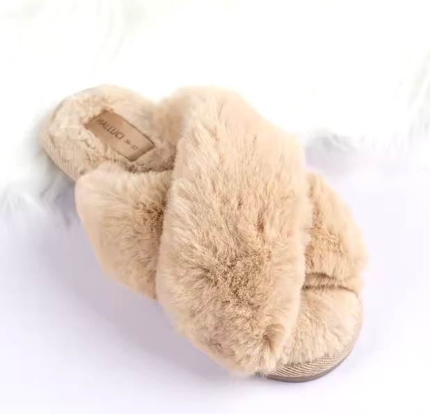 Faux Fur Slippers